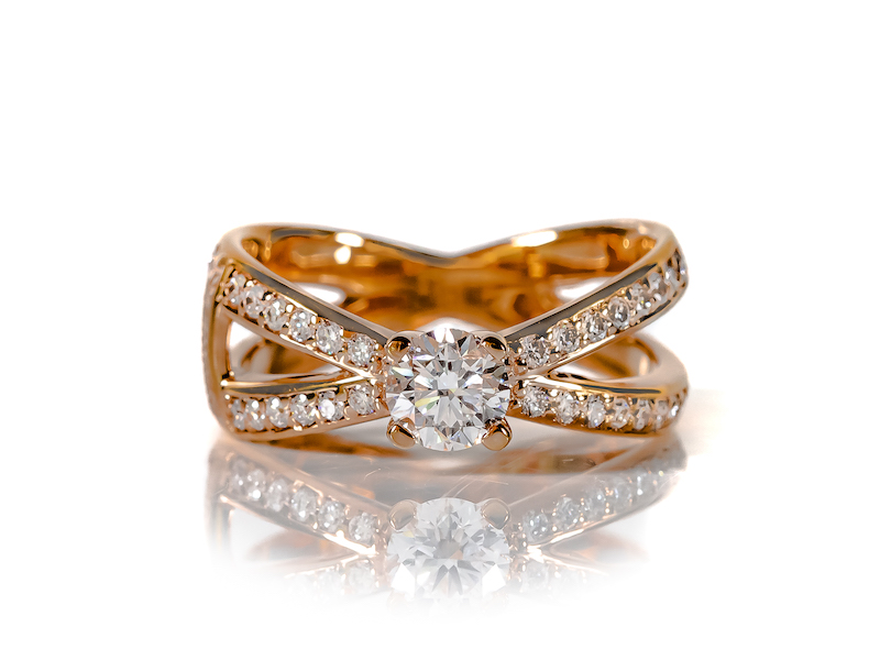 anello-ororosa-diamanti lab